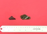 Brown and Green Glass Sherds by Chucalissa Museum