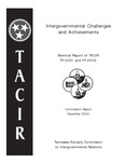 Intergovernmental Challenges and Achievements, Biennial Report of TACIR FY 2001 and FY 2002