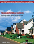 Tennessee's Homestead Exemptions, Adjusting Them to Reflect the Cost of Living