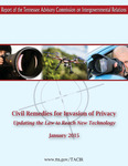 Civil Remedies for Invasion of Privacy, Updating the Law to Reach New Technology