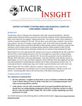 TACIR Insight, District Attorney Staffing Needs and Municipal Courts of Concurrent Jurisdictions, September 2025 by Tennessee. Advisory Commission on Intergovernmental Relations.