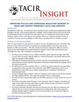 TACIR Insight, Improving Policies and Addressing Regulatory Barriers to Grow and Support Tennessee's Child Care Industry, January 2025 by Tennessee. Advisory Commission on Intergovernmental Relations.