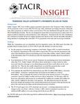TACIR Insight, Tennessee Valley Authority's Payments in Lieu of Taxes Annual Report to the General Assembly, January 2024 by Tennessee. Advisory Commission on Intergovernmental Relations.