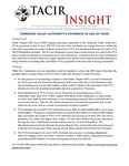 TACIR Insight, Tennessee Valley Authority's Payments in Lieu of Taxes Annual Report to the General Assembly, January 2025 by Tennessee. Advisory Commission on Intergovernmental Relations.