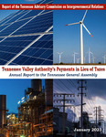 Tennessee Valley Authority's Payments in Lieu of Taxes, Annual Report to the Tennessee General Assembly, January 2023 by Tennessee. Advisory Commission on Intergovernmental Relations.