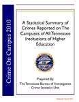 Crime on Campus 2010 by Tennessee. Bureau of Investigation.