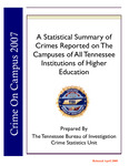 Crime on Campus 2007 by Tennessee. Bureau of Investigation.