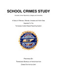 School Crimes Study 2010 by Tennessee. Bureau of Investigation.