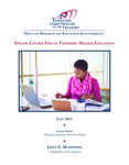 Online Course Fees in Tennessee Higher Education