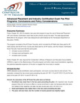 Advanced Placement and Industry Certification Exam Fee Pilot Programs, Conclusions and Policy Considerations