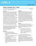 Autism in Tennessee, Part 3-Health