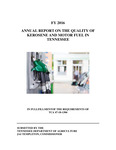FY 2016 Annual Report on the Quality of Kerosene and Motor Fuel in Tennessee