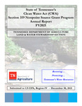 State of Tennessee's Clean Water Act (CWA) Section 319 Nonpoint Source Grant Program Annual Report FY 2021
