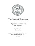 Title VI Compliance Report and Implementation Plan FY2020-2021 by Tennessee. Department of Commerce and Insurance.