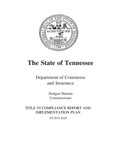 Title VI Compliance Report and Implementation Plan FY2019-2020 by Tennessee. Department of Commerce and Insurance.