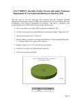 Juvenile Report, March 2022 by Tennessee. Department of Correction.