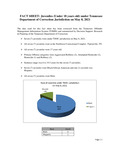 Juvenile Report, May 2021 by Tennessee. Department of Correction.