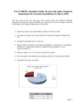 Juvenile Report, May 2020 by Tennessee. Department of Correction.