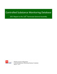 Controlled Substance Monitoring Database; 2017 Report to the 110th Tennessee General Assembly