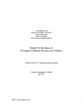 2019 Report on the Status of Emergency Medical Services for Children