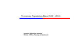 Tennessee Population 2010-2013 by Tennessee. Department of Health.