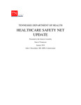 2017 Healthcare Safety Net Update