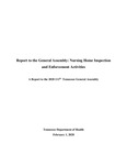 2020 Report to the General Assembly: Nursing Home Inspection and Enforcement Activities