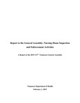 2019 Report to the General Assembly: Nursing Home Inspection and Enforcement Activities