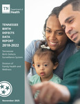 Tennessee Birth Defects Data Report 2018-2022