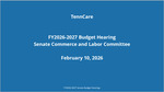 Division of TennCare Fiscal Year 2026-2027 Budget Hearing