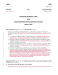 Supplemental Specifications (600SS) of the Standard Specifications for Road and Bridge Construction, January 1, 2021