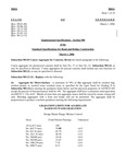 Supplemental Specifications (Section 900) of the Standard Specifications for Bridge and Road Construction, March 1, 2006