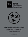Standard Specifications for Road and Bridge Construction, April 1, 2021