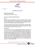 Tennessee Promise Scholarship Endowment Financial Statement 2022 by Tennessee. Department of the Treasury.