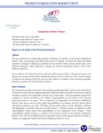 Pension Stabilization Reserve Trust Financial Statement 2023 by Tennessee. Department of the Treasury.