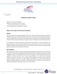 Tennessee Financial Literacy Commission Financial Statement 2023 by Tennessee. Department of the Treasury.