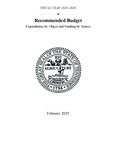 Recommended Budget, Expenditures by Object and Funding by Source, Fiscal Year 2025-2026