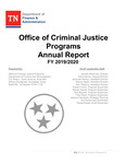 Office of Criminal Justice Programs Annual Report FY 2019/2020