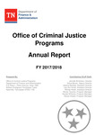 Office of Criminal Justice Programs Annual Report FY 2017/2018 by Tennessee. Department Finance & Administration.