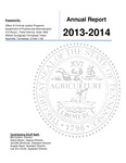 Office of Criminal Justice Programs Annual Report 2013-2014