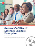 Governor's Office of Diversity Business Enterprise Fiscal Year 2015-2016 by Tennessee. Department of General Services.
