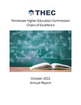 Chairs of Excellence Annual Report 2022 by Tennessee. Higher Education Commission.