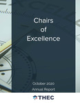 Chairs of Excellence Annual Report 2020 by Tennessee. Higher Education Commission.