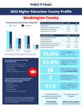 2023 Higher Education County Profile, Washington County by Tennessee. Higher Education Commission.
