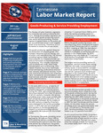Tennessee Labor Market Report, August 2020, Goods-Producing & Service-Providing Employment by Tennessee. Department of Labor & Workforce Development.