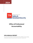 Office of Professional Accountability Annual Report 2024 by Tennessee. Department of Safety & Homeland Security.