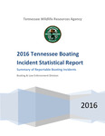 2016 Tennessee Boating Incident Statistical Report, Summary of Reportable Boating Incidents by Tennessee. Wildlife Resources Agency.
