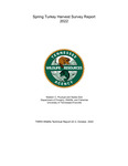 Spring Turkey Harvest Survey Report 2022 by Tennessee. Wildlife Resources Agency.