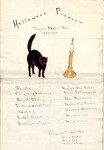 1913 Halloween Program