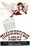 Thanksgiving menu Naval Air Technical Training Center Memphis
